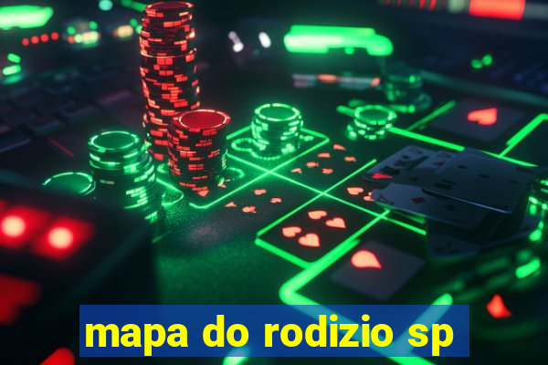 mapa do rodizio sp